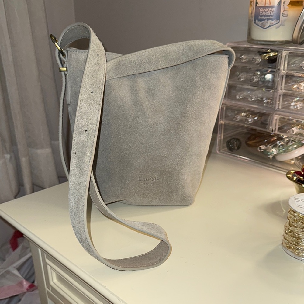 Suede Bucket Bag